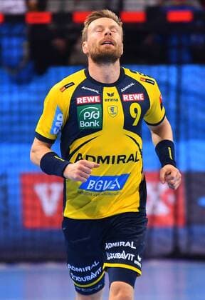 18.11.2017 Skopje(FYR Macedonia) HC Vardar-Rhein Neckar Löwen EHF Champions League men s handball Gudjon Valur Sigurdsson Rhein Neckar Löwen during match :Str 