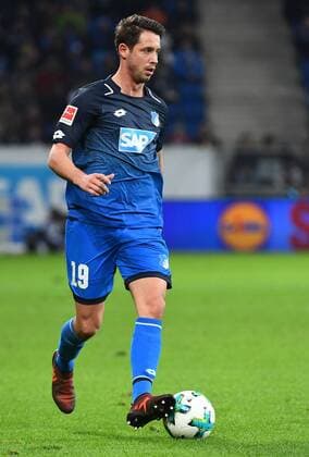 18 11 2017 xjhx Football 1 Bundesliga TSG 1899 Hoffenheim Eintracht Frankfurt emporer l Mark Uth 1899 Hoffenheim FREISTELLER Sinsheim