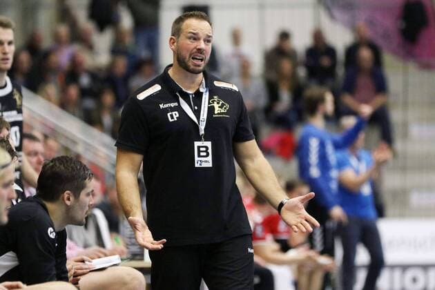 Christian Poehler Coach HC Elbflorenz Dresden ASV Hamm Westfalen HC Elbflorenz Dresden Handball 2 Bundesliga 18 11 2017 Hamm Copyright: xEibner-Pressefoto Strohdiekx EP_JSK