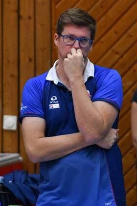 GER VBL SVG Lueneburg vs. TV Rottenburg 18 11 2017 Lueneburg GER VBL SVG Lueneburg vs. TV Rottenburg im Bild Coach Stefan Huebner Hübner Lueneburg nordphoto xWitke nph00002