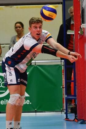 GER VBL SVG Lueneburg vs. TV Rottenburg 18 11 2017 Lueneburg GER VBL SVG Lueneburg vs. TV Rottenburg in the picture Single action portrait Gijs van Solkema Lueneburg 18 nordphoto xWitke nph00002