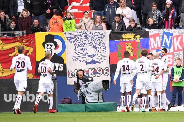 08 Pierre LEES MELOU (nice) - JOIE FOOTBALL : Caen vs Nice - Ligue 1 Conforama - 19 11 2017 AnthonyBIBARD FEP Panoramic 