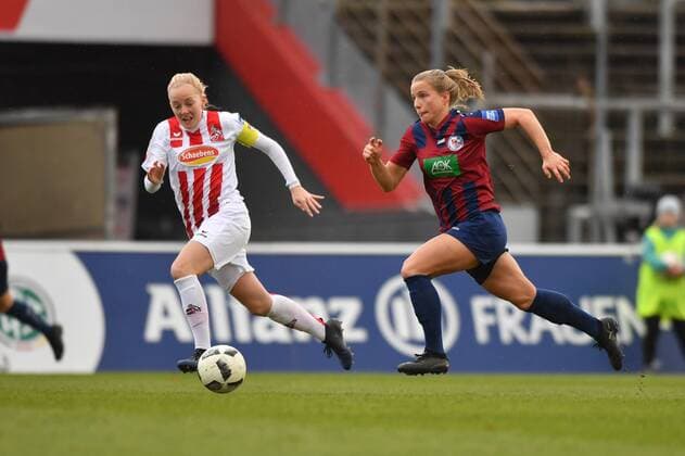Tabea Kemme Potsdam 21 in the forward run Soccer Allianz Women Bundesliga 1 FC Köln 1 FFC Turbine Potsdam xmkx