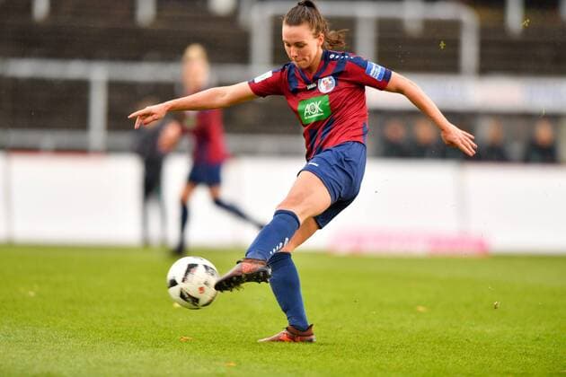 Viktoria Schwalm Potsdam 17 Goal in Action in Action Soccer Allianz Women Bundesliga 1 FC Köln 1 FFC Turbine Potsdam xmkx