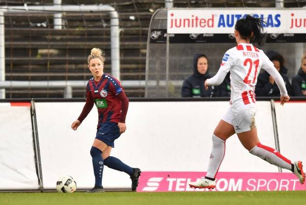 Svenja Huth Potsdam 9 is looking for a point person Soccer Allianz Women Bundesliga 1 FC Köln 1 FFC Turbine Potsdam xmkx