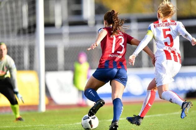Lia Wälti Potsdam 13 defeat Anna Kirschbaum Cologne 5 in the penalty area by Soccer Allianz Women Bundesliga 1 FC Köln 1 FFC Turbine Potsdam xmkx