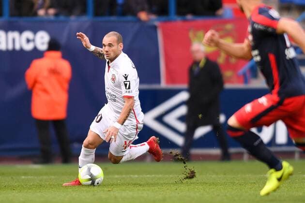 10 Wesley SNEIJDER (nice) FOOTBALL : Caen vs Nice - Ligue 1 Conforama - 19 11 2017 AnthonyBIBARD FEP Panoramic 