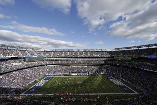 New York Giants play the Kansas City Chiefs in week 11 of the NFL American Football Herren USA at MetLife Stadium in East Rutherford, New Jersey on November 19, 2017.  NYP20171119112 JOHNxANGELILLO