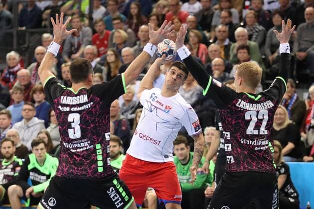 SG Flensburg Handewitt HC Meshkov Brest EHF Champions League Flensburg 19 11 17 Flensburg 19 11 17 Sport Handball VELUX EHF Champions League Season 2017 2018 Group Stage SG Flensburg Handewitt HC Meshkov Brest Petar Dordic HC Meshkov Brest 55 Tobias Karlsson SG Flensburg Handewitt 03 Anders Zachariassen SG Flensburg Handewitt 22 xmmkx