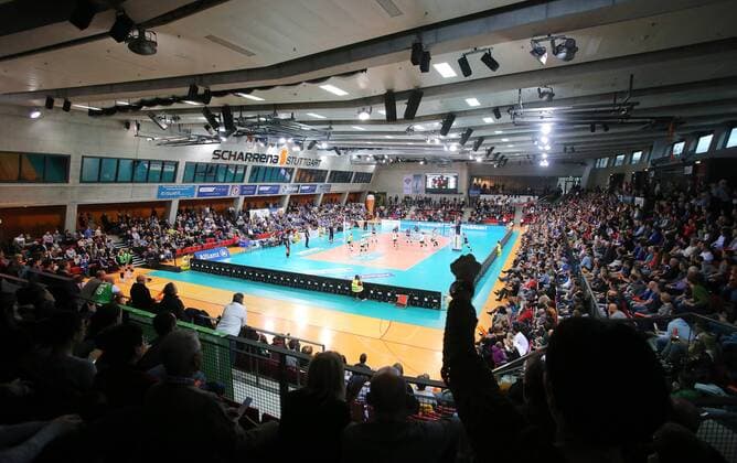 BAU 19 11 2017 Stuttgart Volleyball Alliance MTV Stuttgart vs USC Münster Feature Overview