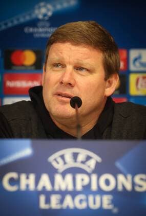Anderlecht s head coach Hein Vanhaezebrouck pictured during a press conference PK Pressekonferenz of Belgian soccer team RSC Anderlecht, Tuesday 21 November 2017 in Brussels. Tomorrow Anderlecht is playing a game in the group stage (Group B) of the UEFA Champions League competition against German Bayern Munich. VIRGINIExLEFOUR  x05206018x