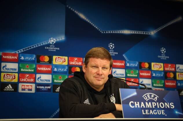 Anderlecht s head coach Hein Vanhaezebrouck pictured during a press conference PK Pressekonferenz of Belgian soccer team RSC Anderlecht, Tuesday 21 November 2017 in Brussels. Tomorrow Anderlecht is playing a game in the group stage (Group B) of the UEFA Champions League competition against German Bayern Munich. VIRGINIExLEFOUR  x05206028x