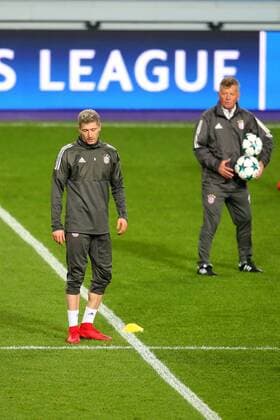 Robert Lewandowski Bayern Munich 9 Training RSC Anderlecht vs Bayern Munich Champions League Football 21 11 2017 Anderlecht Copyright: xLanger Eibner-Pressefotox EP_HLR