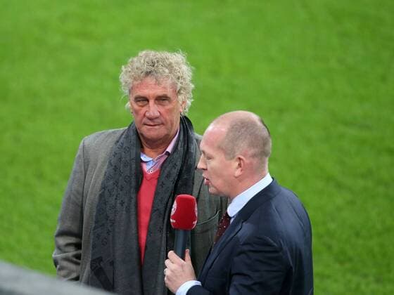 Jean Marie Pfaff interviewing FC Bayern TV Training RSC Anderlecht vs FC Bayern Muenchen Champions League Football 21 11 2017 Anderlecht Copyright: xLanger Eibner-Pressefotox EP_HLR