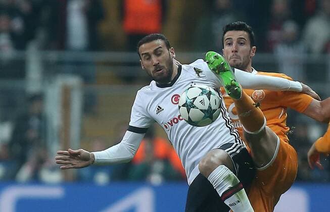 November 21, 2017 - Istanbul, Turkey - Besiktas Cenk Tosun during Besiktas - Porto UEFA Champions Leaguematch in Vodafone Arena, Istanbul, Turkey, November 21, 2017. (  Copyright: TolgaxAdanali 15858356