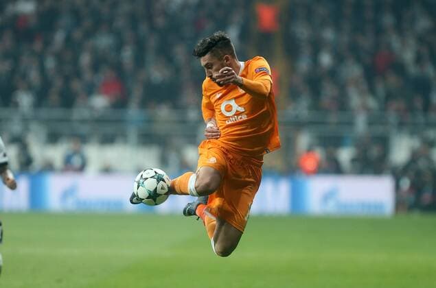 Porto™s Alex Telles during Besiktas - Porto UEFA Champions Leaguematch in Vodafone Arena, Istanbul, Turkey, November 21, 2017.  Copyright: TolgaxAdanali STA_0518