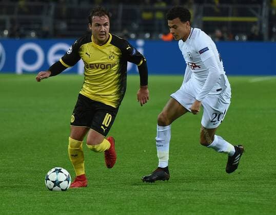21 11 2017 xhbx Football Champions League Borussia Dortmund Tottenham Hotspur emspor v l Mario Goetze Borussia Dortmund Dele Alli Tottenham Hotspur Dortmund