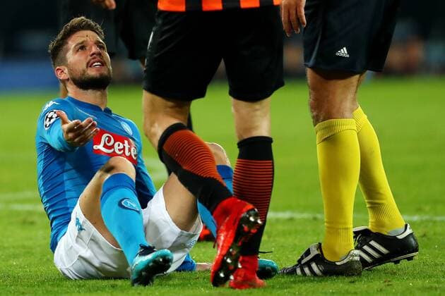 Fußball, SSC Neapel - Shakhtar Donetsk Dries Mertens Napoli Napoli 21-11-2017 Stadio San Paolo Champions League 2017 2018 Group F Napoli - Shakhtar Donetsk Foto Cesare Purini Insidefoto cesarexpurini