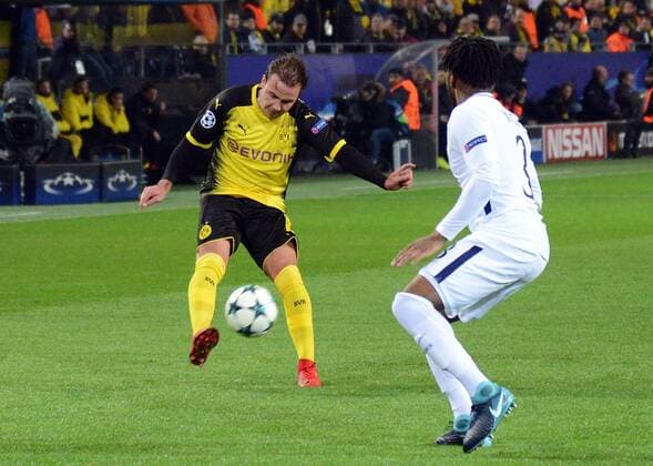 21 11 2017 xhbx Football Champions League Borussia Dortmund Tottenham Hotspur emspor v Mario Goetze Borussia Dortmund Danny Rose Tottenham Hotspur Dortmund