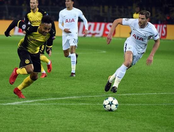 21 11 2017 xhbx Football Champions League Borussia Dortmund Tottenham Hotspur emspor v l Pierre Emerick Aubameyang Borussia Dortmund on the way to Dortmund