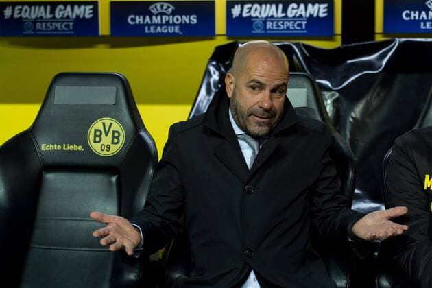 Dortmund Germany 26 09 2017 UEFA Champions League 2017 18 Season Group Stage Group H 5 Matchday BV Borussia Dortmund Tottenham Hotspur Coach Peter Bosz BVB gestures DeFodi001
