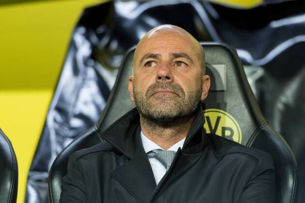 Dortmund Germany 26 09 2017 UEFA Champions League 2017 18 Season Group Stage Group H 5 Matchday BV Borussia Dortmund Tottenham Hotspur Coach Peter Bosz BVB is watching DeFodi001
