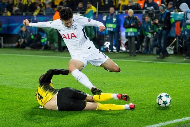 Dortmund Germany 26 09 2017 UEFA Champions League 2017 18 Season Group Stage Group H 5 Matchday BV Borussia Dortmund Tottenham Hotspur Andrey Yarmolenko BVB and Heung Min Son Totenham in DeFodi001