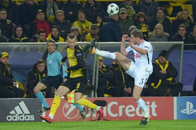 Dortmund Germany 26 09 2017 UEFA Champions League 2017 18 Season Group Stage Group H 5 Matchday BV Borussia Dortmund Tottenham Hotspur from left Andrey Yarmolenko BVB Jan Vertonghen Tottenham DeFodi521