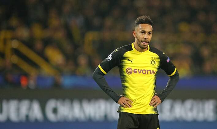 21 11 2017 Football UEFA Champions League 2017 2018 Group stage 5 Matchday Borussia Dortmund Tottenham Hotspur at Signal Iduna Park Dortmund Pierre Emerick Aubameyang Dortmund