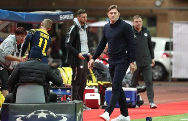 AS Monaco RB Leipzig Soccer Champions League Monaco 21 11 2017 Stade Louis II Soccer Champions League Group G 5 Gameday AS Monaco vs RB Leipzig Coach Ralph Hasenhüttl Hasenhuettl RB Leipzig