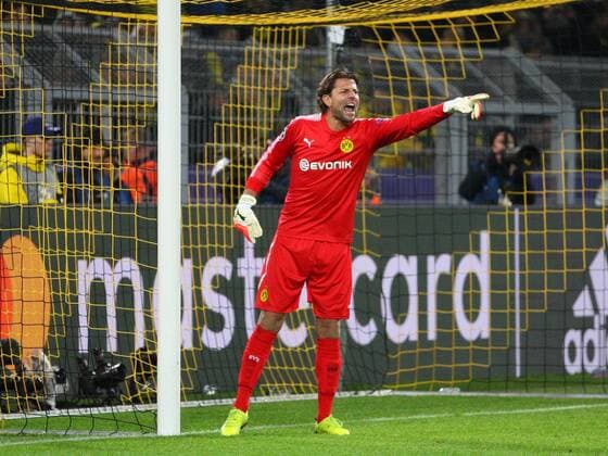 Borussia Dortmund v Tottenham Hotspur UEFA Champions League Roman Weidenfeller of Borussia Dortmund during the UEFA Champions League match at Signal Iduna Park, Dortmund Content Not Available For UK Newspapers Copyright: xYannisxHalasx FIL-10982-0028