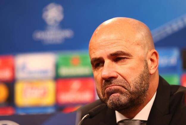 Tuesday 21 11 2017 Season 2017 2018 UEFA Champions League 5 Matchday in the Dortmund Signal Iduna Park BVB 09 Borussia Dortmund Tottenham Hotspur Peter Bosz Coach BVB at the subsequent press conference