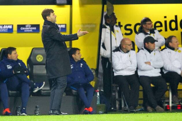 Borussia Dortmund v Tottenham Hotspur UEFA Champions League Mauricio Pochettino Manager of Tottenham Hotspur during the UEFA Champions League match at Signal Iduna Park, Dortmund Content Not Available For UK Newspapers Copyright: xYannisxHalasx FIL-10982-0054