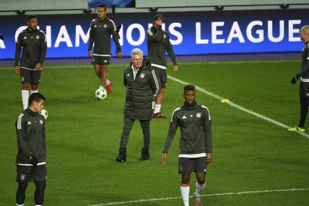 BRUSSELS, BELGIUM - NOVEMBER 21 : Jupp Heynckes head coach of Bayern during a training session before the UEFA Champions League group B match between RSC Anderlecht and FC Bayern Munchen on November 21, 2017 in Brussels, Belgium, 21 11 2017 FOOTBALL : Entrainement Bayern Munich - Bruxelles - 21 11 2017 PhotoNews Panoramic 