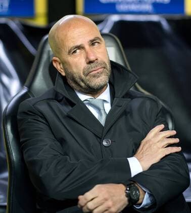 21 November 2017 Dortmund Signal Iduna Park Soccer UEFA Champions League Borussia Dortmund Tottenham Hotspur Dortmund coach Peter Bosz