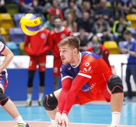 Germany Frankfurt 22 11 2017 Volleyball Hessen 1 Bundesliga Men Season 2017 2018 United Volleys Rheinmain ws Berlin Recycling Volleys black v l Robert Adrian Aciobanitei United Volleys 6 Sport United Volleys Rheinmain Berlin Recycling Volleys