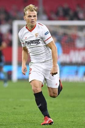 Sevilla, 18 11 2017. Primera Division Spanish League. LaLiga. Estadio Ramon Sanchez Pizjuan. Sevilla FC - Celta de Vigo. Geis (Sevilla FC). Sevilla FC - Celta de Vigo  x1823023x