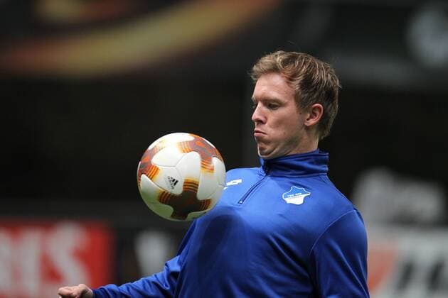 Bilder des Tages - SPORT Pressekonferenz PK - FOOTBALL, FUSSBALL - TSG Hoffenheim coach, Julian Nagelsmann during the training session before the match against SC Braga to the Europa League Group Stage. Braga, Portugal, 22nd November. Photo: IMAGO Pedro Benavente PUBxNOTxINxPOR PEDRO BENAVENTE