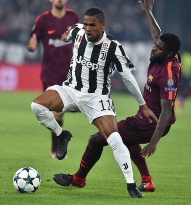 Nelson Semedo Barcelona, Douglas Costa Juventus Torino 22-11-2017 Allianz Stadium Champions League 2017 2018 Group D Juventus - Barcelona Foto Andrea Staccioli Insidefoto andreaxstaccioli