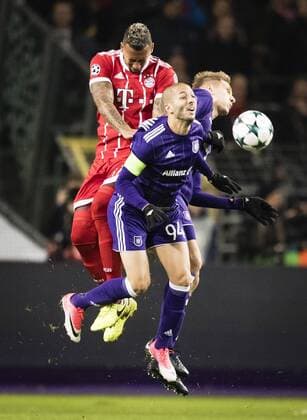 Anderlecht 22 11 2017 Constant Vanden Stock Jerome Boateng FCB Sofiane Hanni Lukasz Teodorczyk RSC RSC Anderlecht FC Bayern Munich
