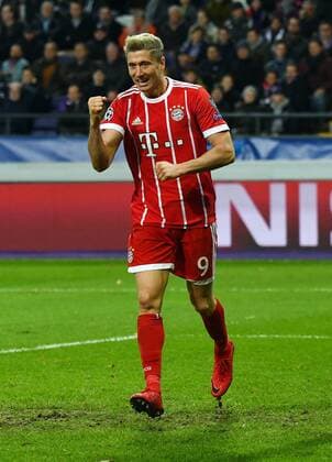 22 11 2017 xjhx Football Champions League RSC Anderlecht FC Bayern Muenchen emspor v l Robert Lewandowski FC Bayern Muenchen celebrate the goal Goal to 0 1 Anderlecht