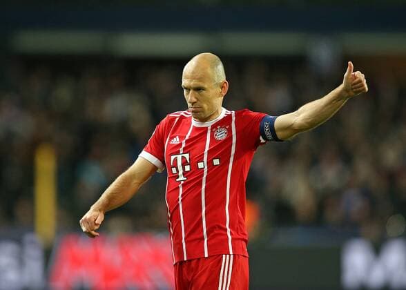 22 11 2017 Football UEFA Champions League 2017 2018 Group Stage 5 Gameday RSC Anderlecht FC Bayern Munich at Constant Vanden Stock Stadium Anderlecht Arjen Robben Bayern Munich
