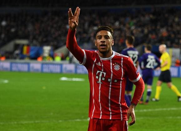 22 11 2017 xjhx Football Champions League RSC Anderlecht FC Bayern Muenchen emspor v l Corentin Tolisso FC Bayern Muenchen celebrate the goal Torjubel to 1 2 Anderlecht