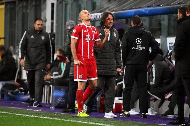 Bilder des Tages - SPORT BRUSSELS, BELGIUM - NOVEMBER 22 : Arjen Robben midfielder of Bayern FOOTBALL : Anderlecht vs Bayern Munich - Ligue des Champions - 22 11 2017 PhotoNews Panoramic  775030972