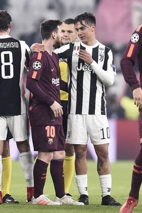 Db Torino 22 11 2017 - Champions League Juventus-Barcellona foto Daniele Buffa Image nella foto: Paulo Dybala-Lionel Messi 