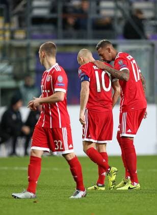 22 11 2017 Football UEFA Champions League 2017 2018 Group stage 5 Gameday RSC Anderlecht FC Bayern Munich in Constant Vanden Stock Stadium Anderlecht v Joshua Kimmich Bayern Munich Arjen Robben Bayern Munich misses Jerome Boateng Bayern Munich injured