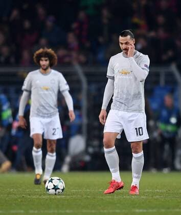 FOOTBALL CHAMPIONS LEAGUE SEASON 2017 2018 GROUP BASE FC Basel Manchester United FC 22 11 2017 Zlatan Ibrahimovic re Manchester United FC disappointed Basel