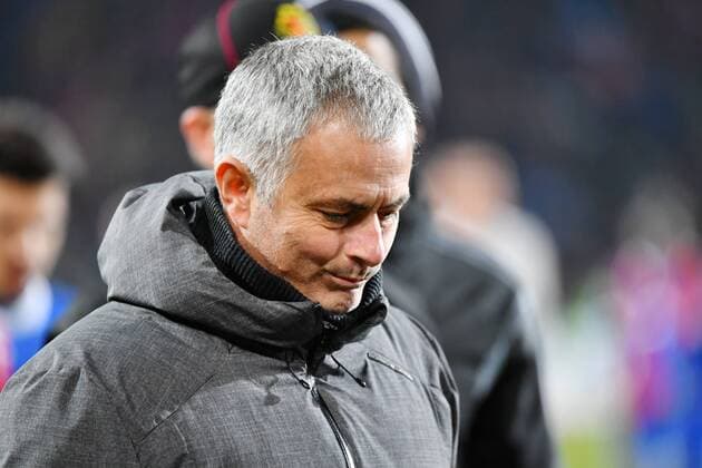 22 11 2017 Basel Stadium St Jakob Park Soccer Men Champions League FC Basel Manchester United 1 0 Image shows trainer Jose Mourinho Manchester action