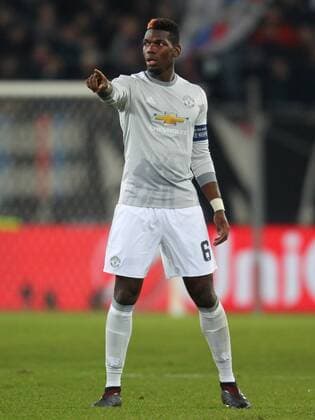 FC Basel v Manchester United ManU UEFA Champions League Paul Pogba of Manchester United during the UEFA Champions League match at St. Jakob-Park, Basel Content Not Available For UK Newspapers Copyright: xYannisxHalasx FIL-10987-0056