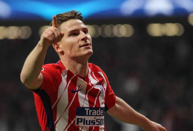 Atletico de Madrid s forward Gameiro celebrating a goal during Champions League match between Atletico de Madrid and Roma at the Wanda Metropolitano stadium in Madrid, Wednesday, november. 22th 2017.  xIrinaxR.xH.x xAFP7x xAtleticoxdexMadridxvxRoma,xChampionsxLeague,xSpain,xNovx22thx201x